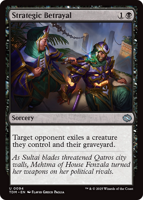 Strategic Betrayal [Tarkir: Dragonstorm]