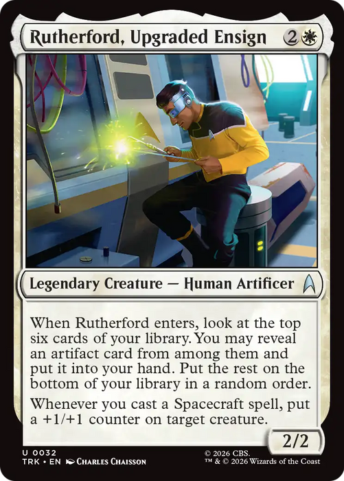 Rutherford, Upgraded Ensign [Star Trek]