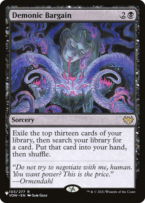 Demonic Bargain [The List]