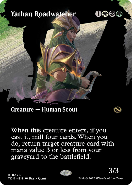 Yathan Roadwatcher (Borderless) [Tarkir: Dragonstorm]
