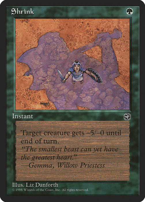 Shrink (Gemma Flavor Text) [Homelands]