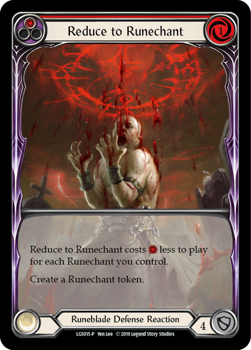 Reduce to Runechant (Red) [LGS015-P] (Promo)  1st Edition Normal