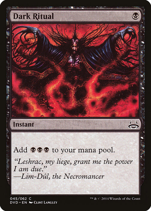 Dark Ritual (Divine vs. Demonic) [Duel Decks Anthology]