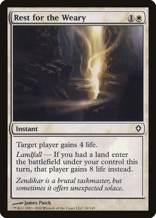 Rest for the Weary [Worldwake]