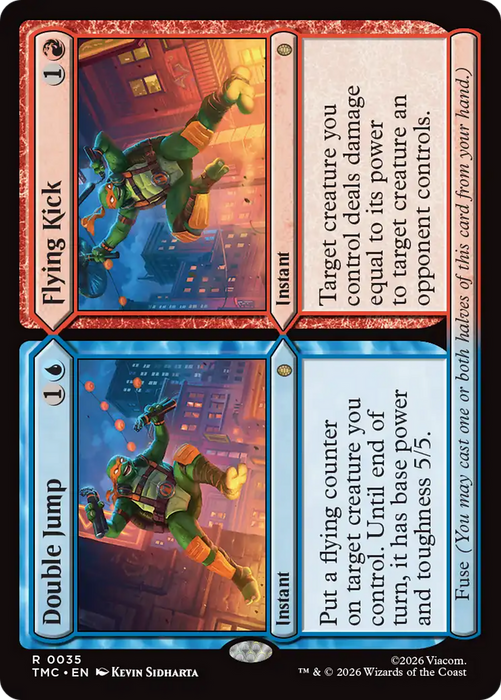 Double Jump // Flying Kick [Teenage Mutant Ninja Turtles Commander]
