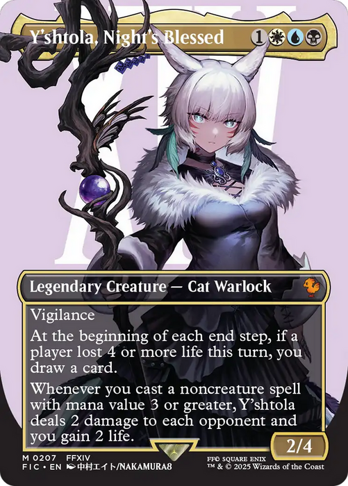 Y'shtola, Night's Blessed (Borderless) [FINAL FANTASY Commander]