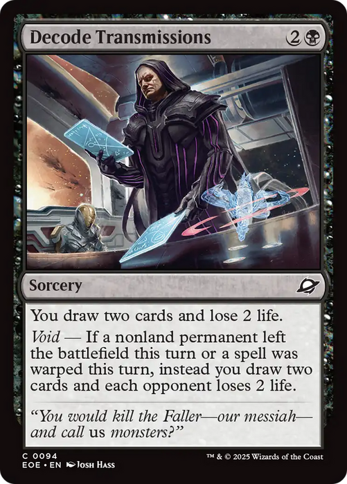 Decode Transmissions [Edge of Eternities]
