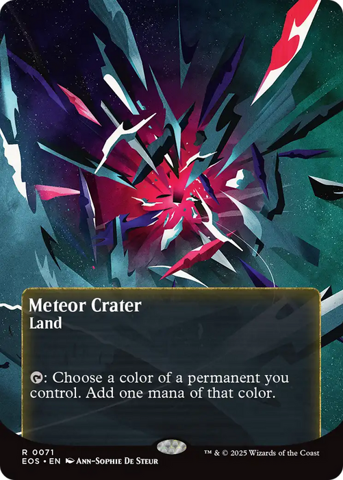 Meteor Crater (0071) (Borderless) [Edge of Eternities: Stellar Sights]