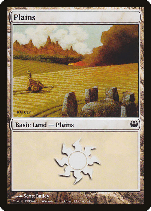 Plains (40) [Duel Decks: Knights vs. Dragons]