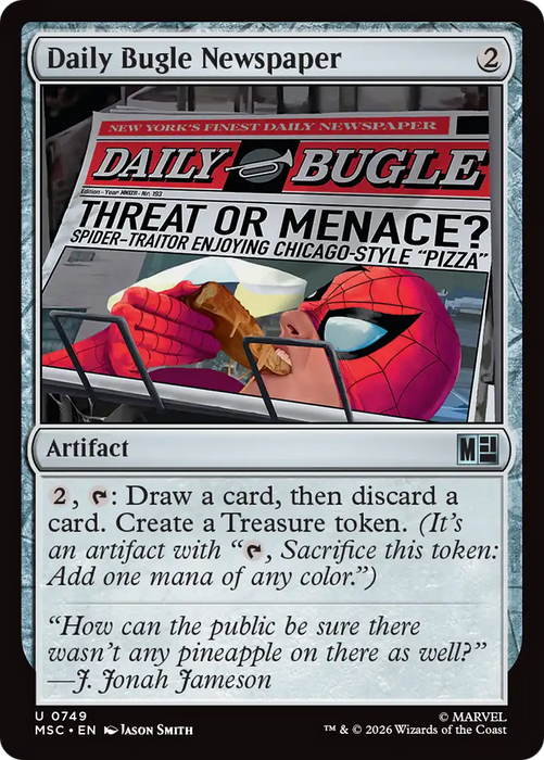 Daily Bugle Newspaper [Marvel Super Heroes Commander]