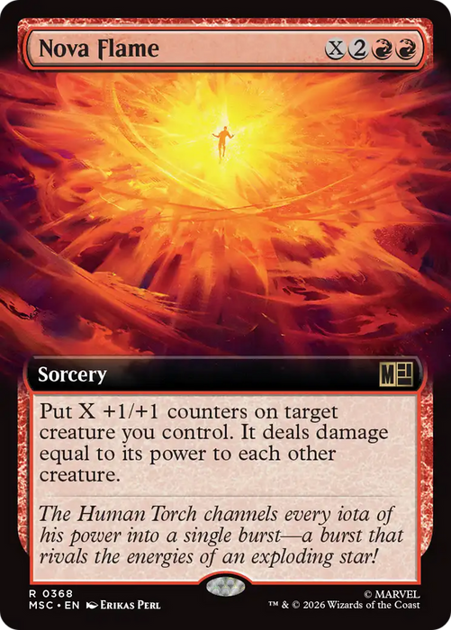 Nova Flame (Extended Art) [Marvel Super Heroes Commander]