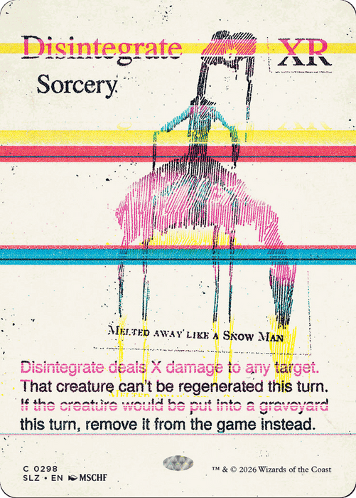 Disintegrate (0298) [Secret Lair x MSCHF: The Zeta Set]