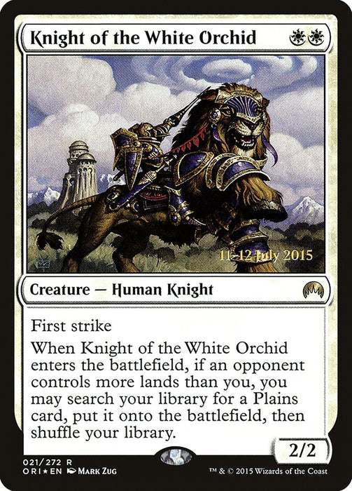Knight of the White Orchid [Magic Origins Prerelease Promos]