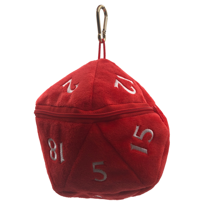 Ultra PRO: Dice Bag - Plush D20 (Red)