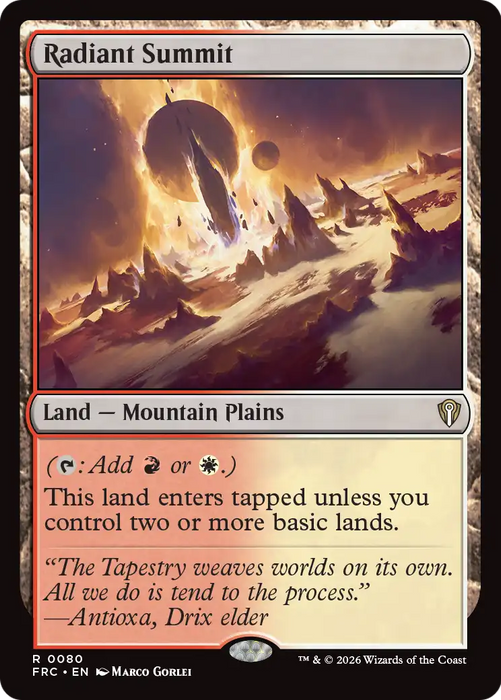Radiant Summit [Reality Fracture Commander]