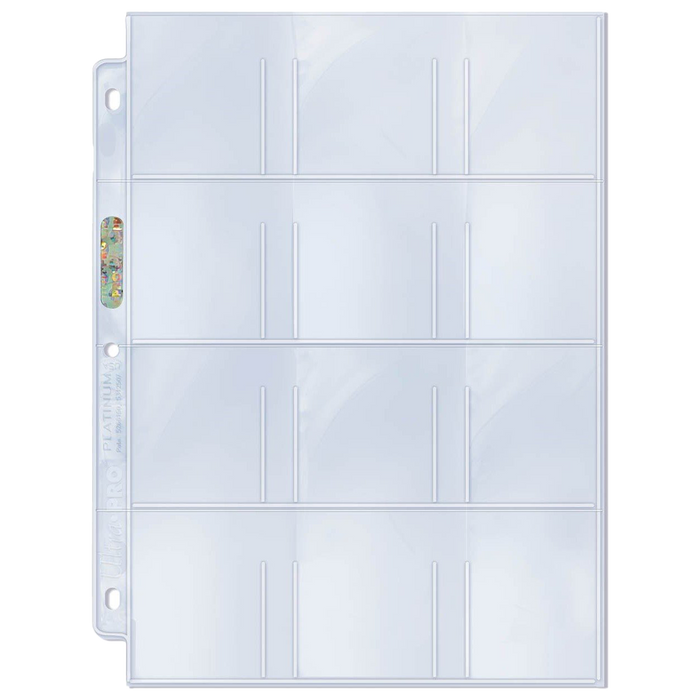 Ultra PRO: Platinum Hologram Standard 9-Pocket Pages - 3-Holes (100-Pack)