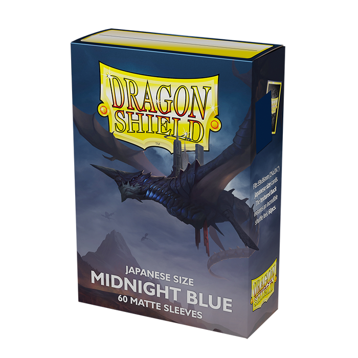 Dragon Shield: Japanese Size 60ct Sleeves - Midnight Blue (Matte)