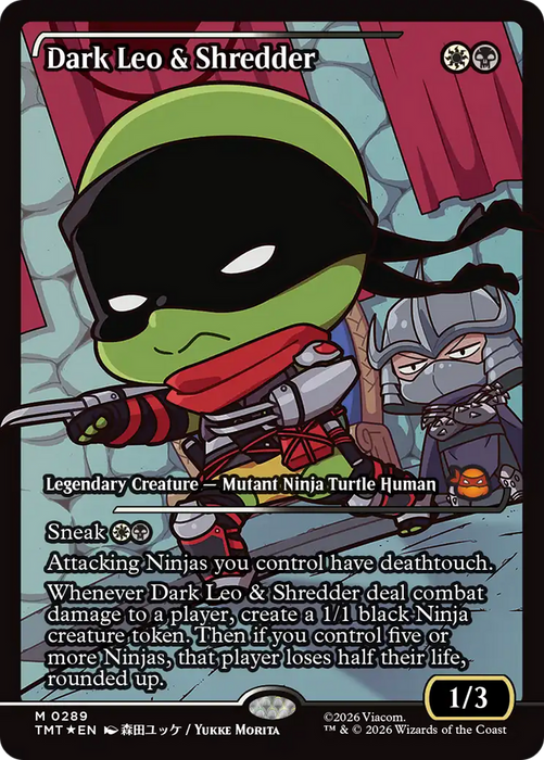 Dark Leo & Shredder (Showcase) [Teenage Mutant Ninja Turtles]