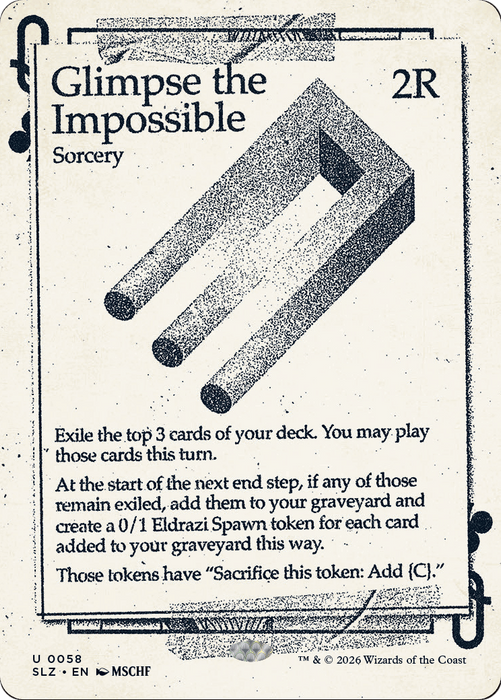Glimpse the Impossible (0058) [Secret Lair x MSCHF: The Zeta Set]
