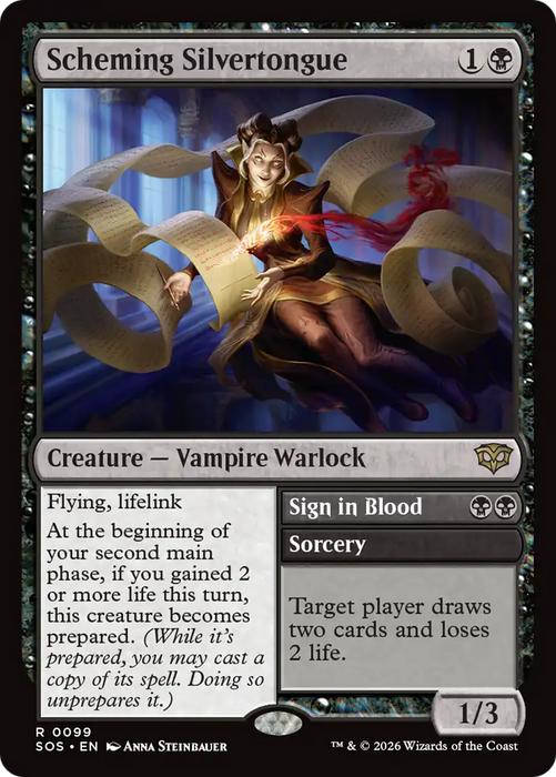 Scheming Silvertongue [Secrets of Strixhaven]