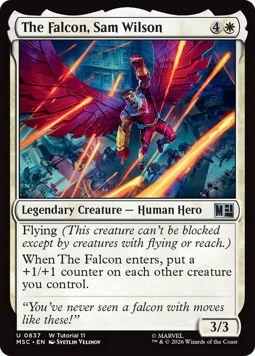 The Falcon, Sam Wilson [Marvel Super Heroes Commander]