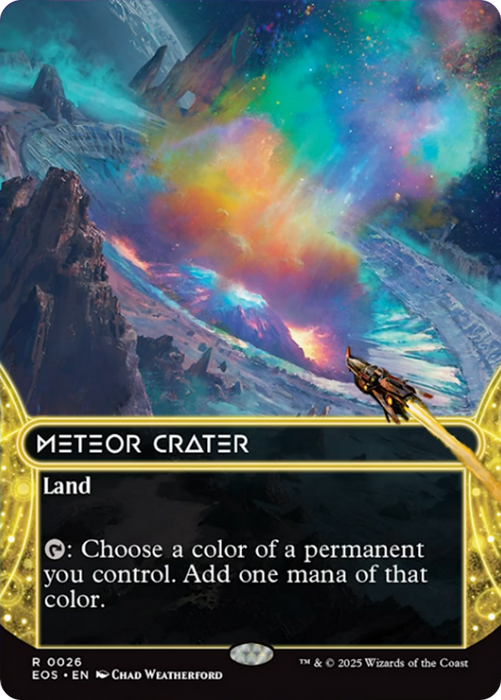 Meteor Crater (0026) (Borderless) [Edge of Eternities: Stellar Sights]