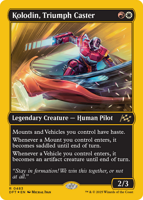 Kolodin, Triumph Caster (First-Place Foil) [Aetherdrift]