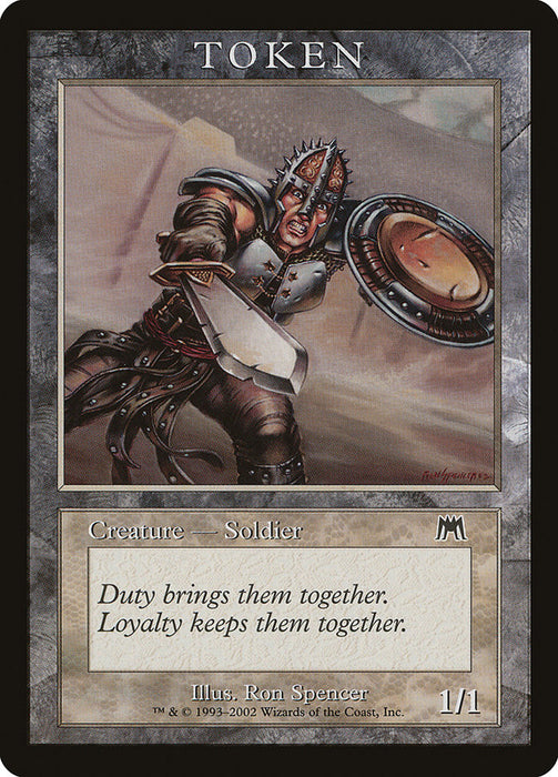 Soldier Token [Magic Player Rewards 2002]
