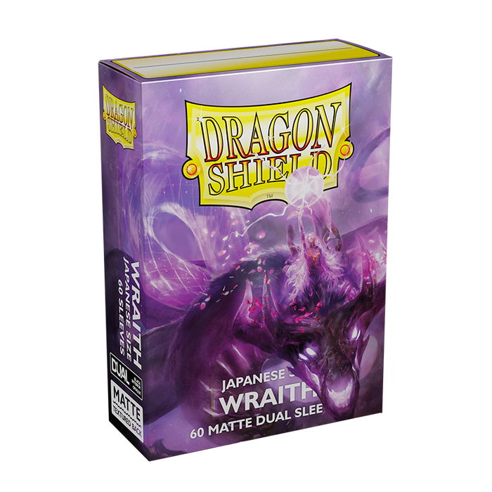 Dragon Shield: Japanese Size 60ct Sleeves - Wraith (Dual Matte)