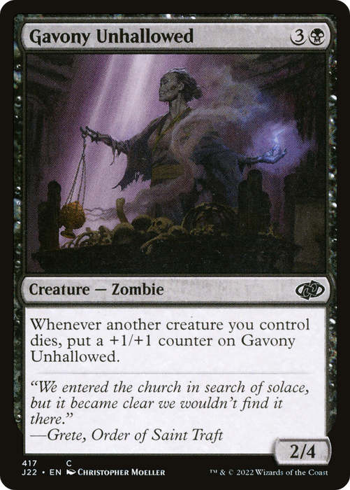 Gavony Unhallowed [Jumpstart 2022]