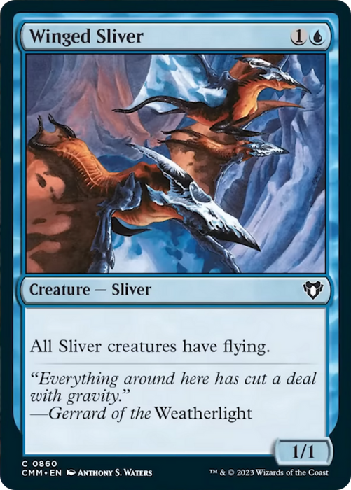 Winged Sliver [Commander Masters]