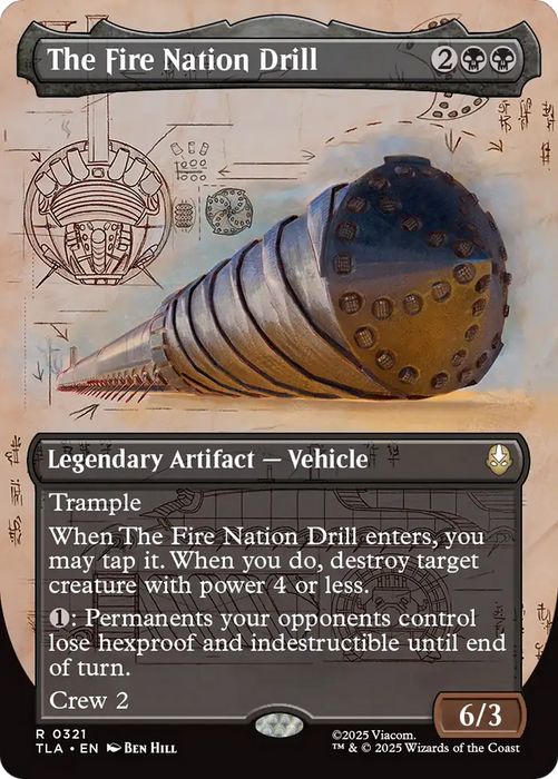 The Fire Nation Drill (Borderless) [Avatar: The Last Airbender]