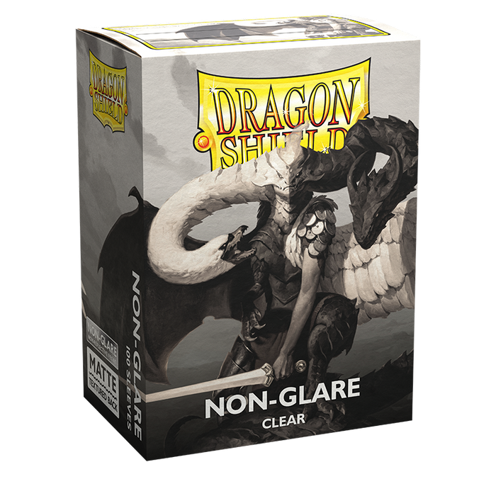 Dragon Shield: Standard 100ct Sleeves - Clear (Non-Glare Matte)