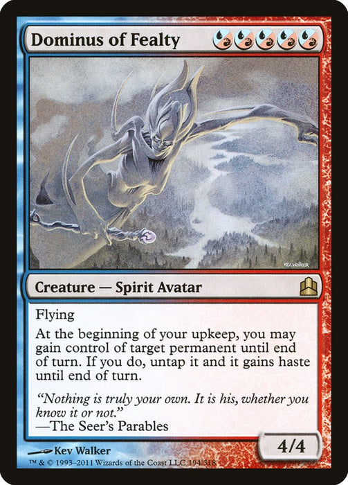 Dominus of Fealty [Commander 2011]