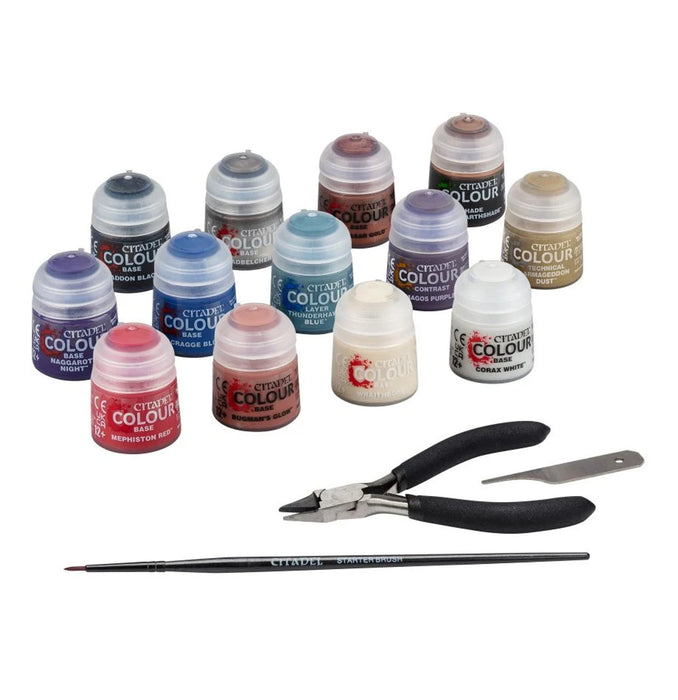 Warhammer 40K | Paints + Tools Set