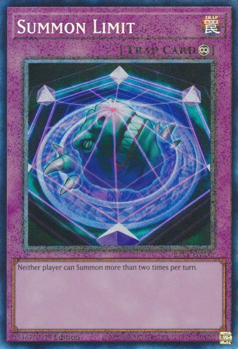 Summon Limit [RA01-EN070] Prismatic Collector's Rare