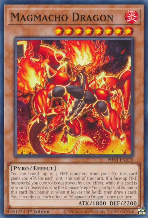 Magmacho Dragon [PHNI-EN025] Common
