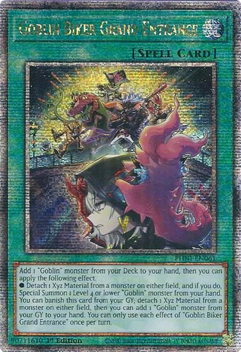 Goblin Biker Grand Entrance [PHNI-EN061] Quarter Century Secret Rare