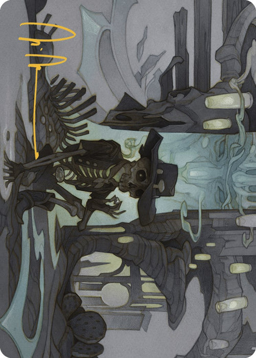 Tinybones Joins Up Art Card (Gold-Stamped Signature) [Outlaws of Thunder Junction Art Series]