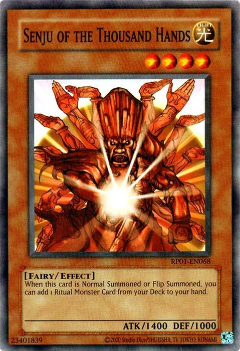 Senju of the Thousand Hands [RP01-EN068] Common