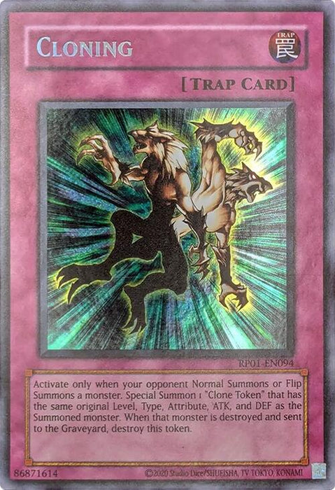 Cloning [RP01-EN094] Secret Rare