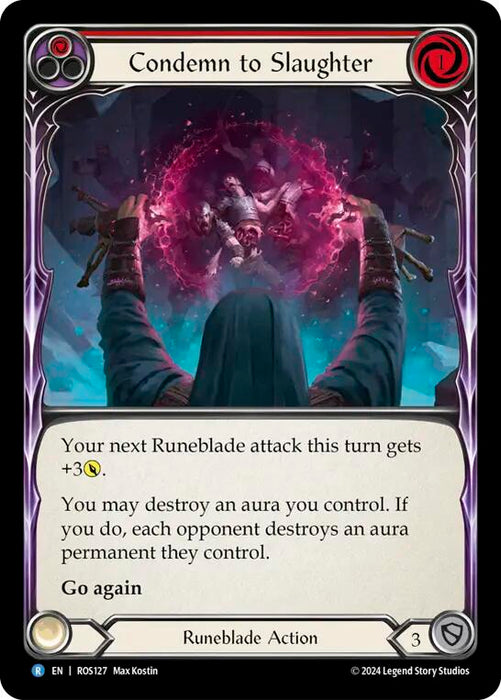 Condemn to Slaughter (Red) [ROS127] (Rosetta)  Rainbow Foil