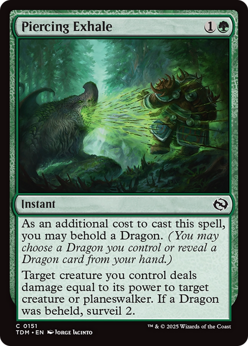 Piercing Exhale [Tarkir: Dragonstorm]