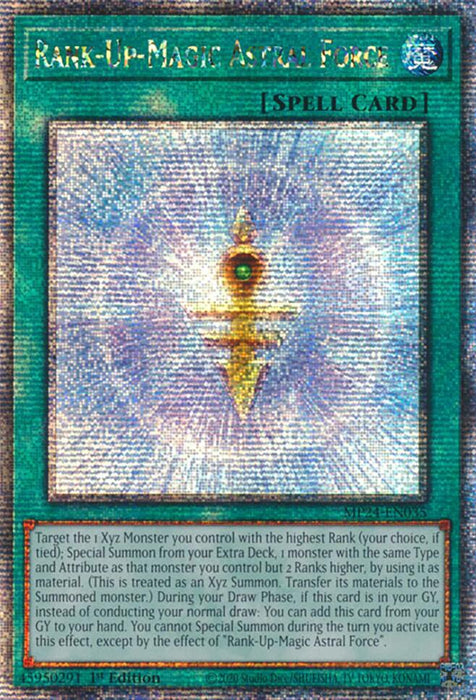Rank-Up-Magic Astral Force [MP24-EN035] Quarter Century Secret Rare