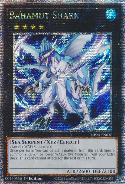 Bahamut Shark [MP24-EN036] Quarter Century Secret Rare