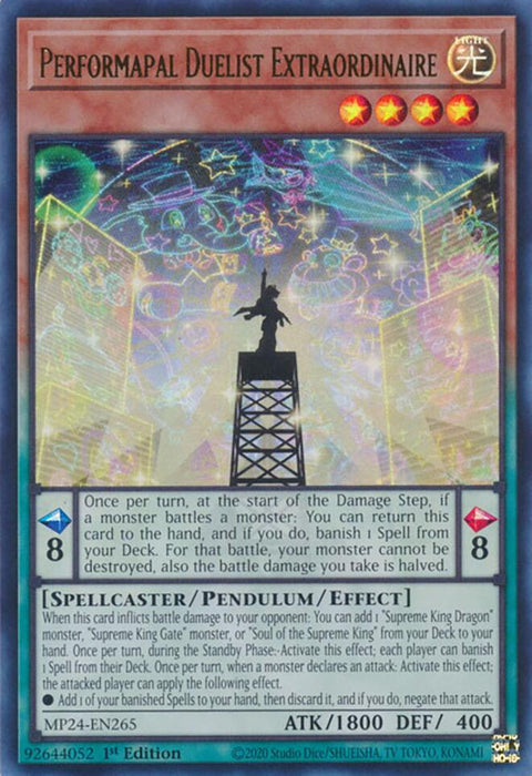 Performapal Duelist Extraordinaire [MP24-EN265] Ultra Rare