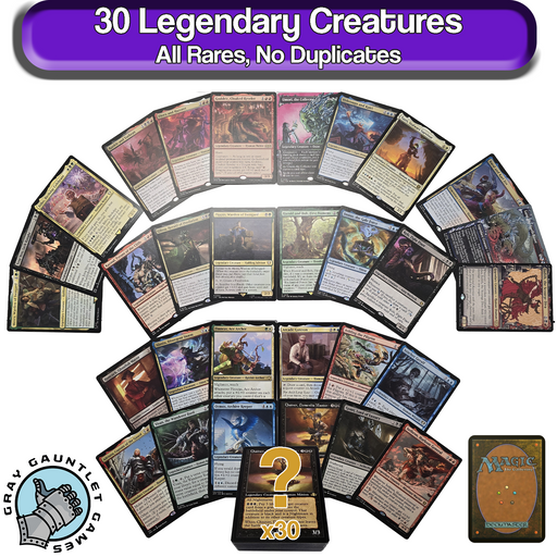 Legendary Commander Creatures 30 Card Lot ALL RARE MTG Collection Magi Gray Gauntlet Games Legendary Commander Creatures 30 Card Lot ALL RARE MTG Collection Magi Gray Gauntlet Games
