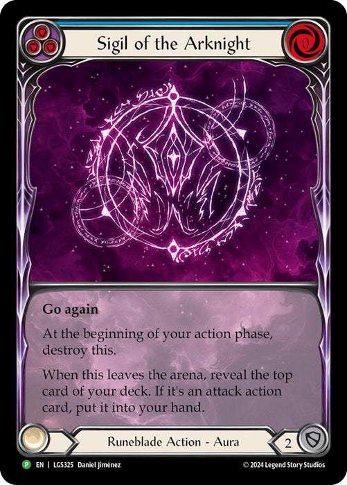Sigil of the Arknight (Extended Art) [LGS325] (Promo)  Rainbow Foil