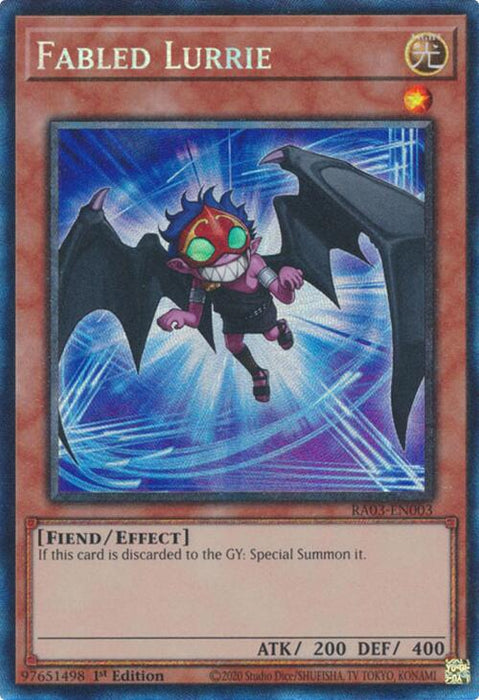 Fabled Lurrie (CR) [RA03-EN003] Prismatic Collector's Rare