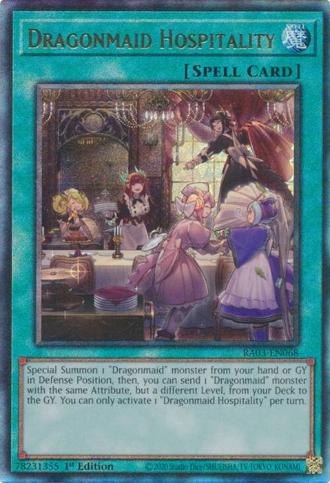 Dragonmaid Hospitality (UTR) [RA03-EN068] Prismatic Ultimate Rare